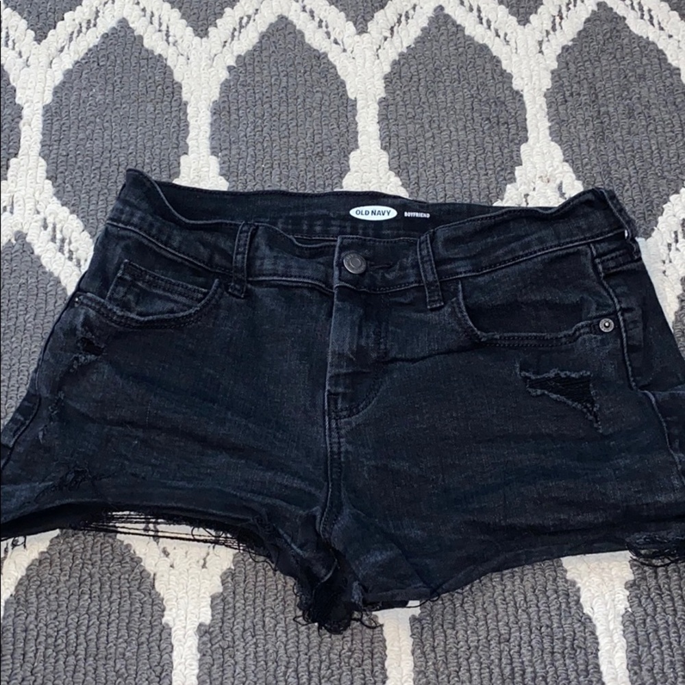 Black old navy shorts
